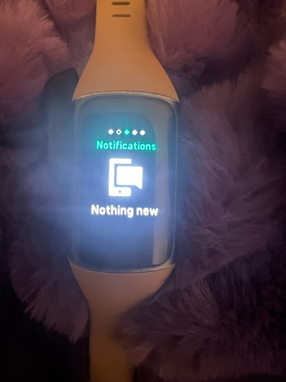 Fitbit charge 5. Tan band, and comes with charger. - Picture 15 of 15